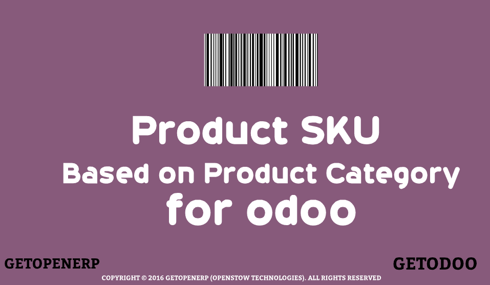 Product Code & Barcode Based On Categories