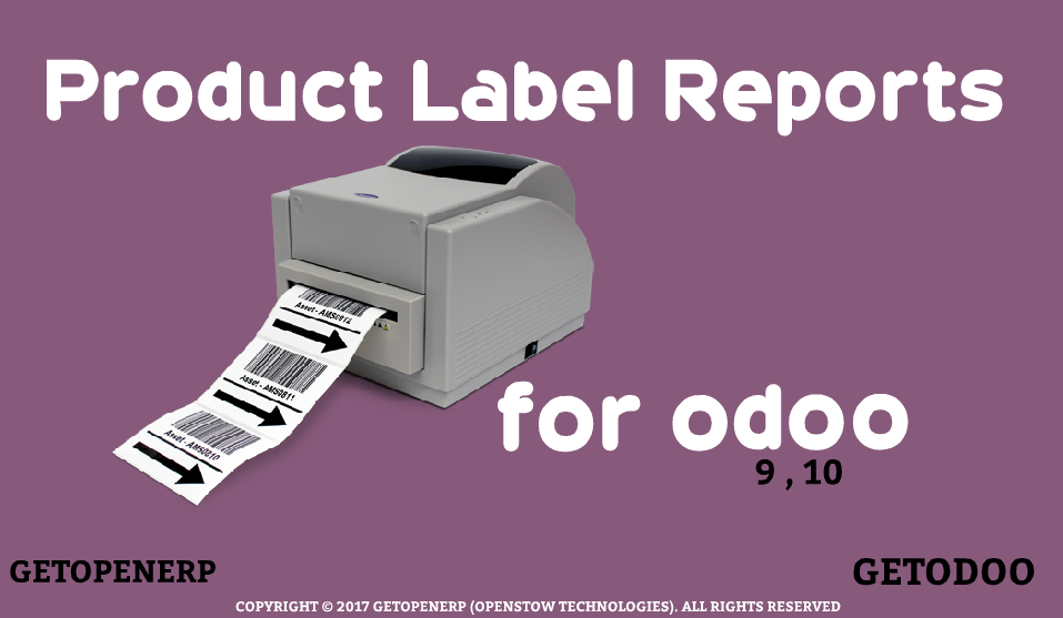 Odoo Custom Product Label Report